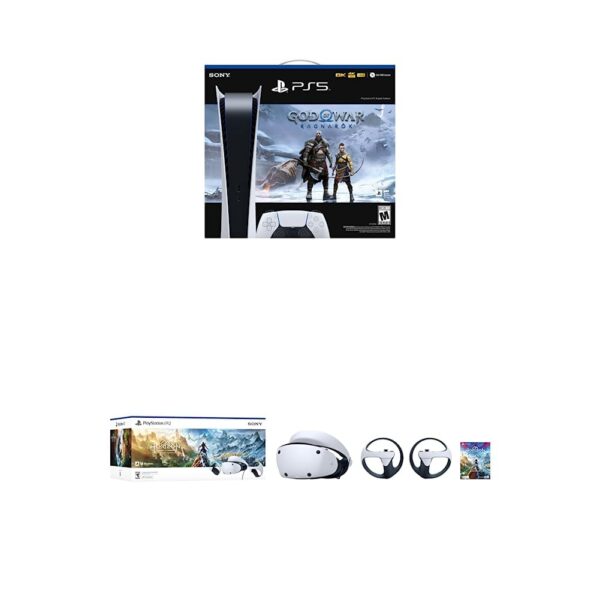 PS5 Digital Edition – God of War Ragnarök Bundle + PlayStation VR2 Horizon Call of the Mountain™ Bundle (PSVR2)  Everything Else