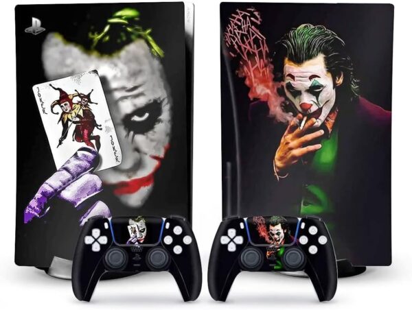 Toxxos PS5 Skin Disc Edition Anime Console and Controller Vinyl Cover Skins Wraps for Playstation 5 Disc Version CD-ROM Version Purple and Green  Video Games - Image 22