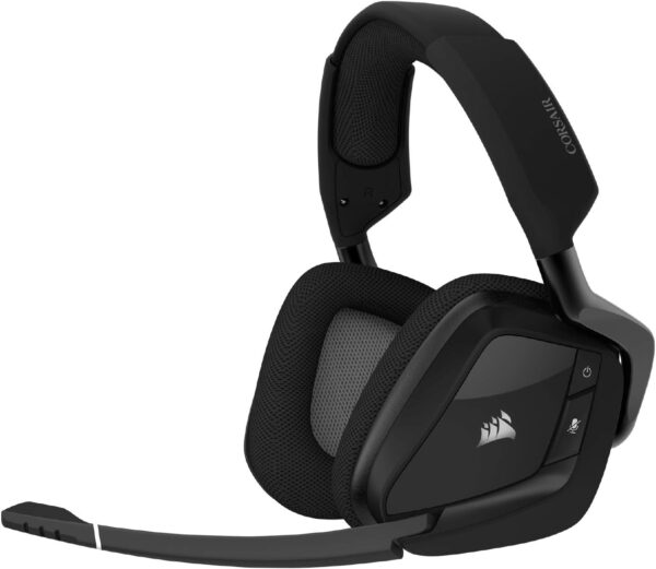 Corsair VOID RGB ELITE Wireless Gaming Headset - 7.1 Surround Sound - Discord Certified - iCUE Compatible - PC, Mac, PS5, PS4 - White  Video Games - Image 20