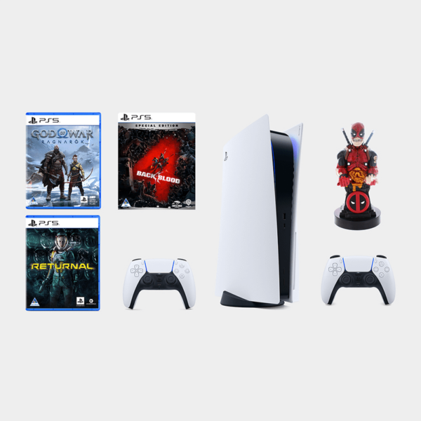 Play Station 5 Bundle PS5 - DS + 3 GAMES + DEADPOOL