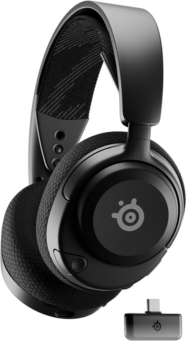 SteelSeries New Arctis Nova 4 Wireless Multi-Platform Gaming Headset — 360° Spatial Audio— 2.4GHz High-Speed Wireless — 36 Hr Battery — USB-C — ClearCast Gen 2 Mic — PC, Playstation, Switch, Meta  Video Games - Image 7