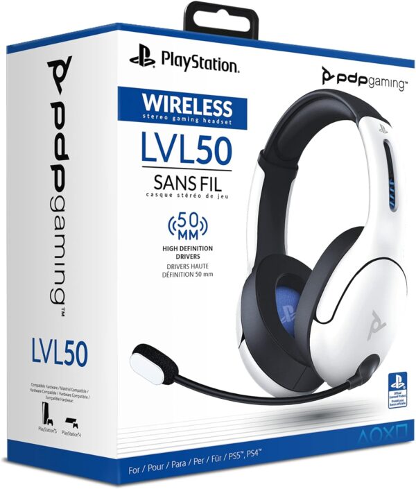 PDP LVL50 Wireless Stereo Headset with Noise Cancelling Microphone White - PS5/PS4 : Patio, Lawn & Garden - Image 15