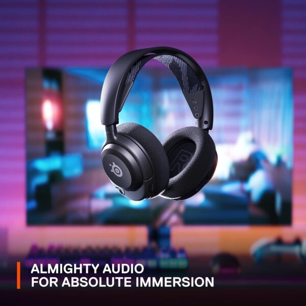 SteelSeries New Arctis Nova 4 Wireless Multi-Platform Gaming Headset — 360° Spatial Audio— 2.4GHz High-Speed Wireless — 36 Hr Battery — USB-C — ClearCast Gen 2 Mic — PC, Playstation, Switch, Meta  Video Games - Image 9