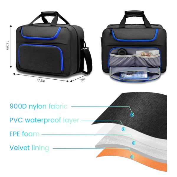 AULYAH Carrying Case Traveling Travel Bag for Playstation 5 Controller Console Accessories PS5  Video Games - Image 9