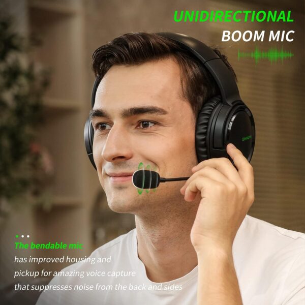 BINNUNE Gaming Headset with Mic for Xbox Series X|S Xbox One PS4 PS5 PC Switch, Wired Audifonos Gamer Headphones with Microphone Xbox 1 Playstation 4|5  Video Games - Image 3