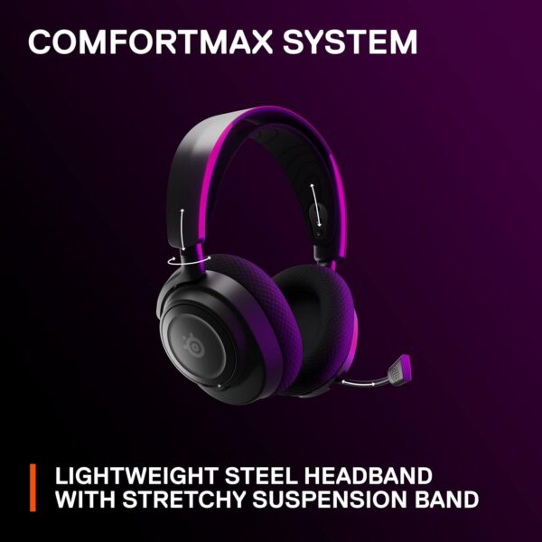 SteelSeries New Arctis Nova 4 Wireless Multi-Platform Gaming Headset — 360° Spatial Audio— 2.4GHz High-Speed Wireless — 36 Hr Battery — USB-C — ClearCast Gen 2 Mic — PC, Playstation, Switch, Meta  Video Games - Image 20