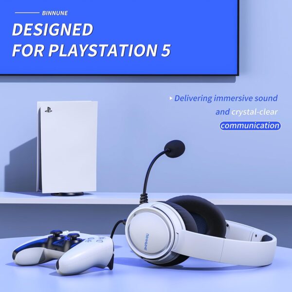 BINNUNE Gaming Headset with Mic for Xbox Series X|S Xbox One PS4 PS5 PC Switch, Wired Audifonos Gamer Headphones with Microphone Xbox 1 Playstation 4|5  Video Games - Image 22