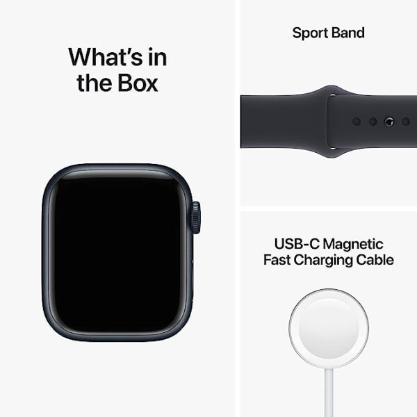 Apple Watch Series 8 Midnight Aluminum Case - Image 4