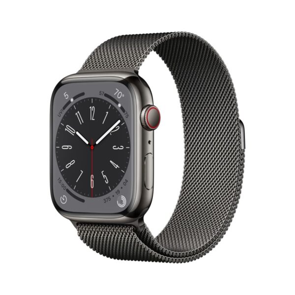 Apple Watch Series 8 Graphite Stainless Steel Case - Image 2